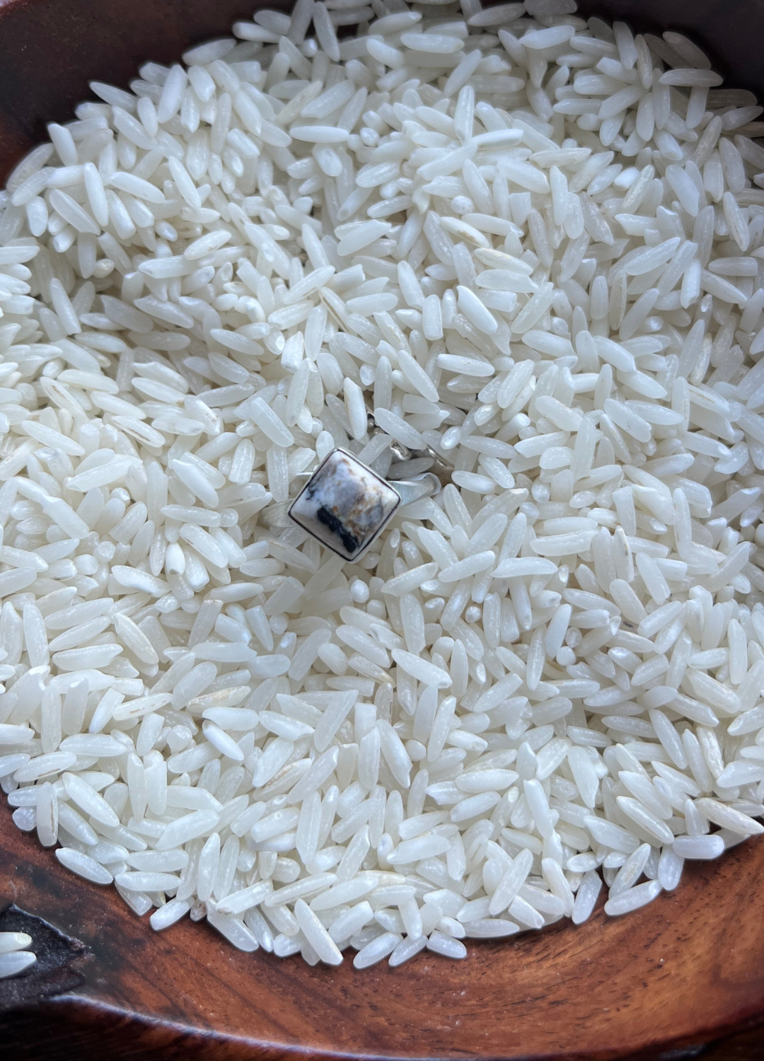 White Buffalo Square Ring