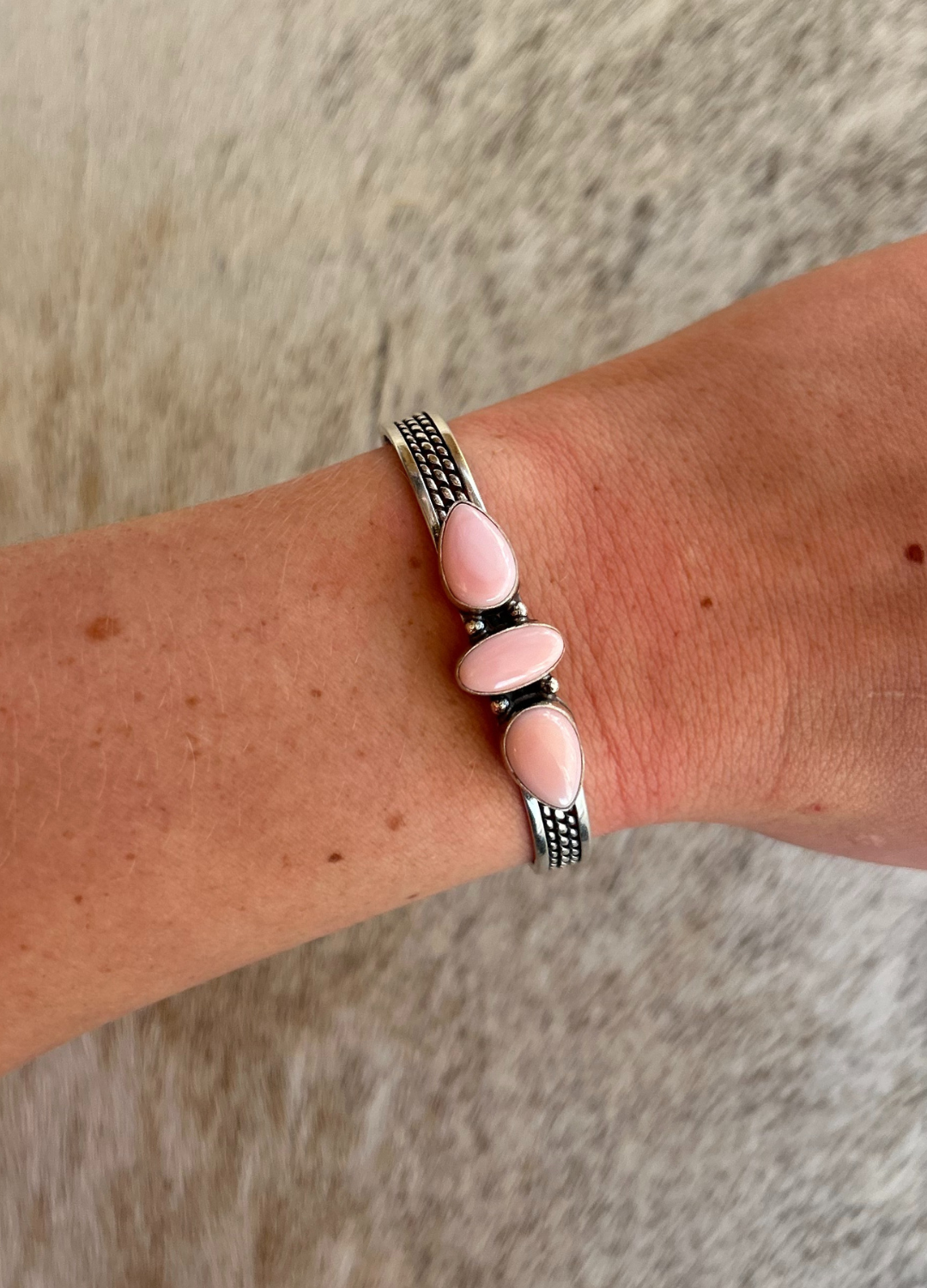Pink Conch Cuff