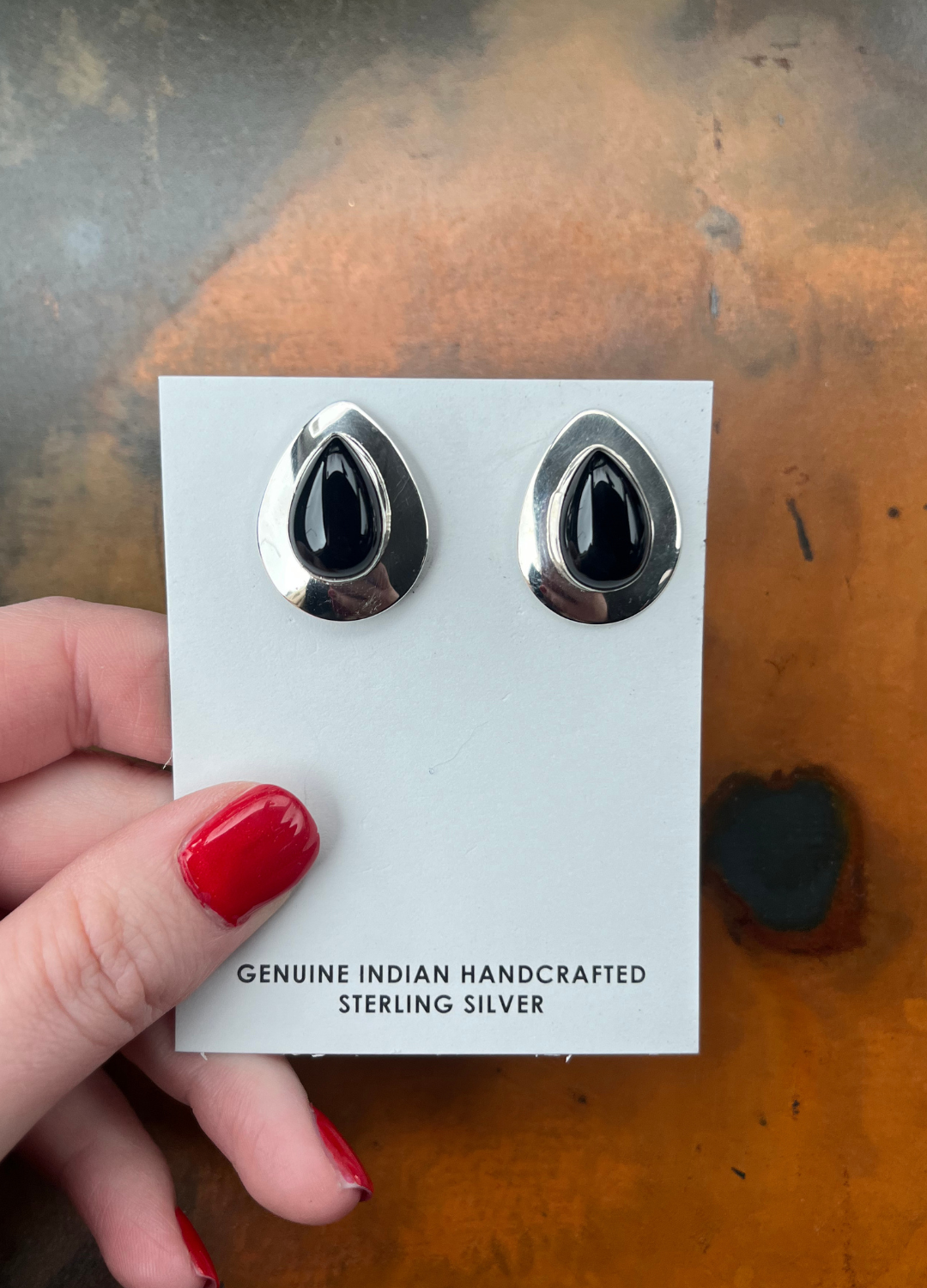 Black Onyx Studs