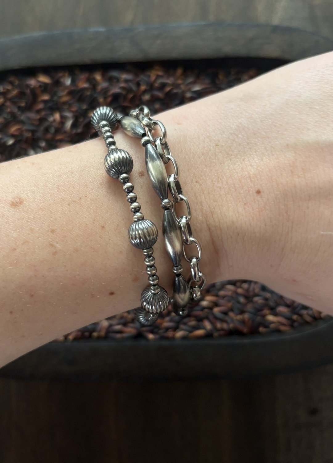 Textured 3-Strand Bracelet