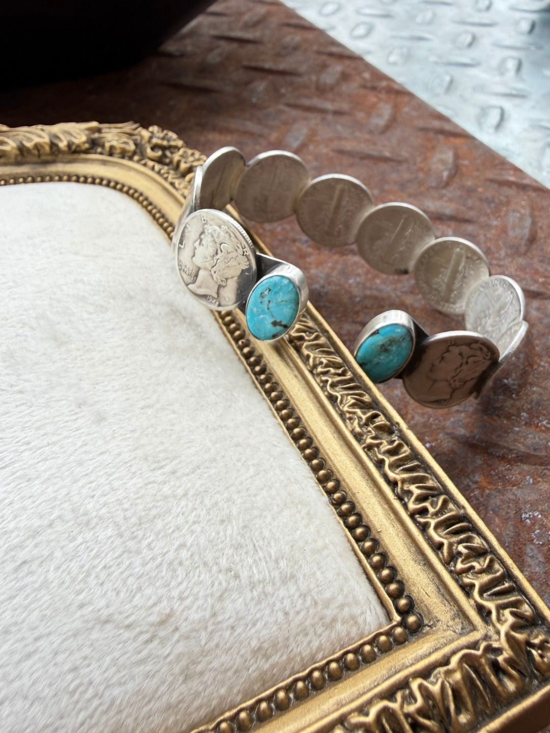 Floating Coin Cuff