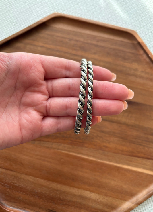 The Sterling Silver Bangle