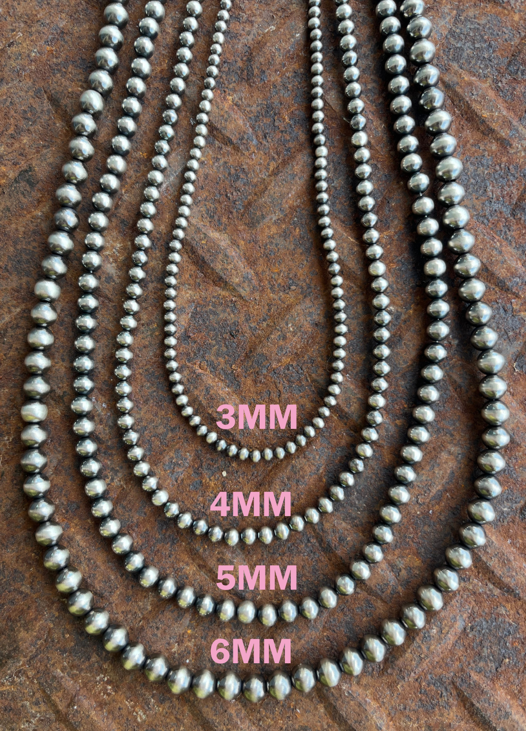 3mm Navajo Pearls